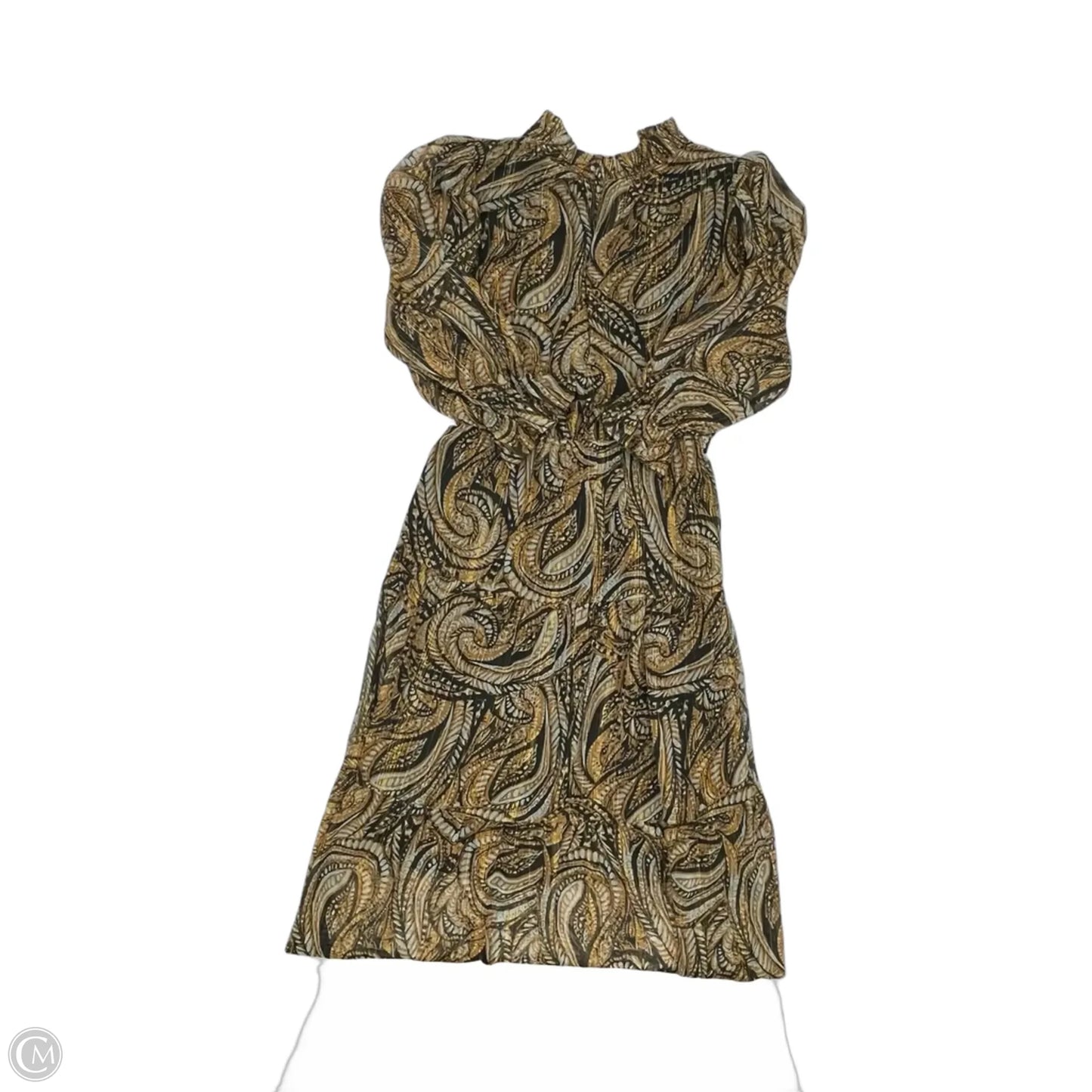 Dress Party Long By Elan In Blue & Brown, Size: Xs