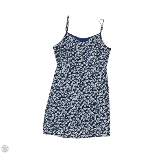 Dress Party Short By Clothes Mentor In Blue & White, Size: M