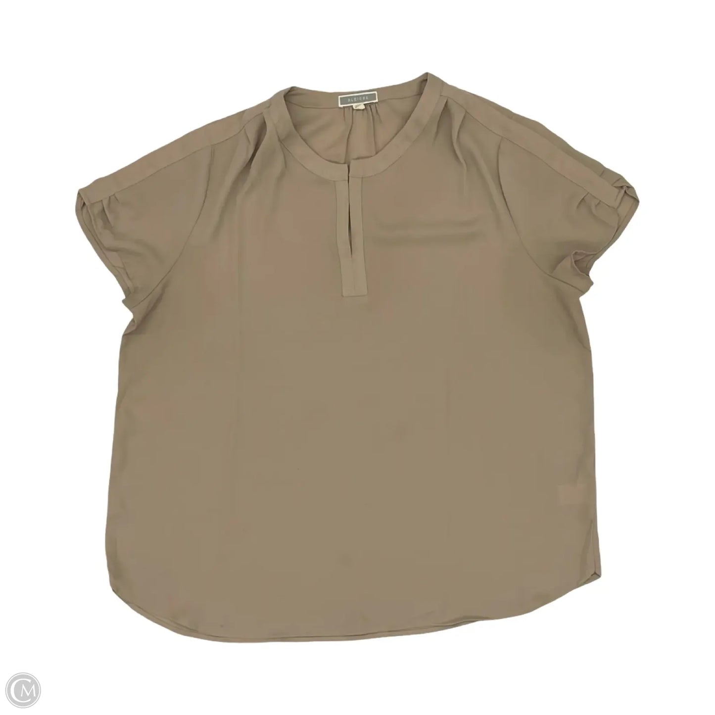 Blouse Sleeveless By Pleione In Tan, Size: L