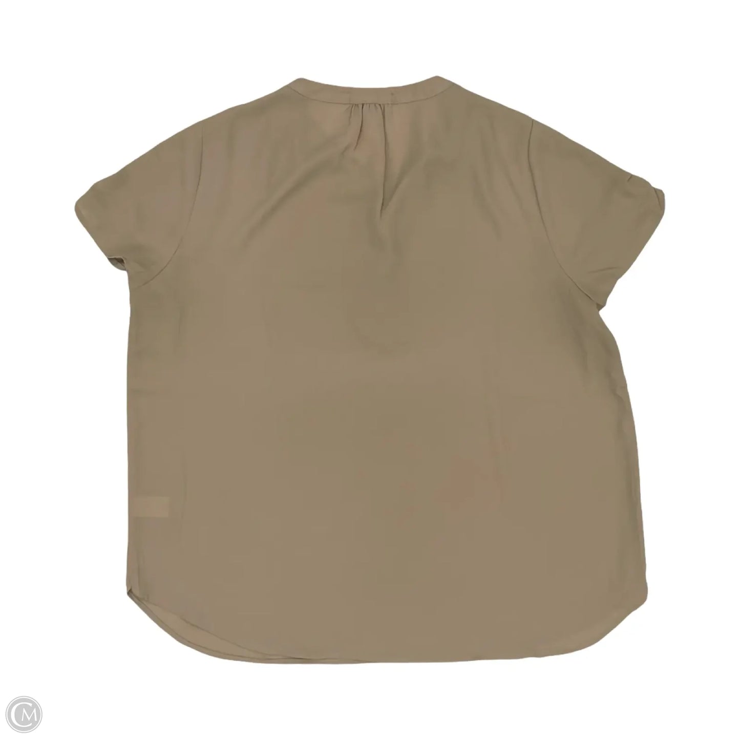Blouse Sleeveless By Pleione In Tan, Size: L
