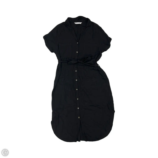 Dress Casual Midi By Sonoma In Black, Size: L