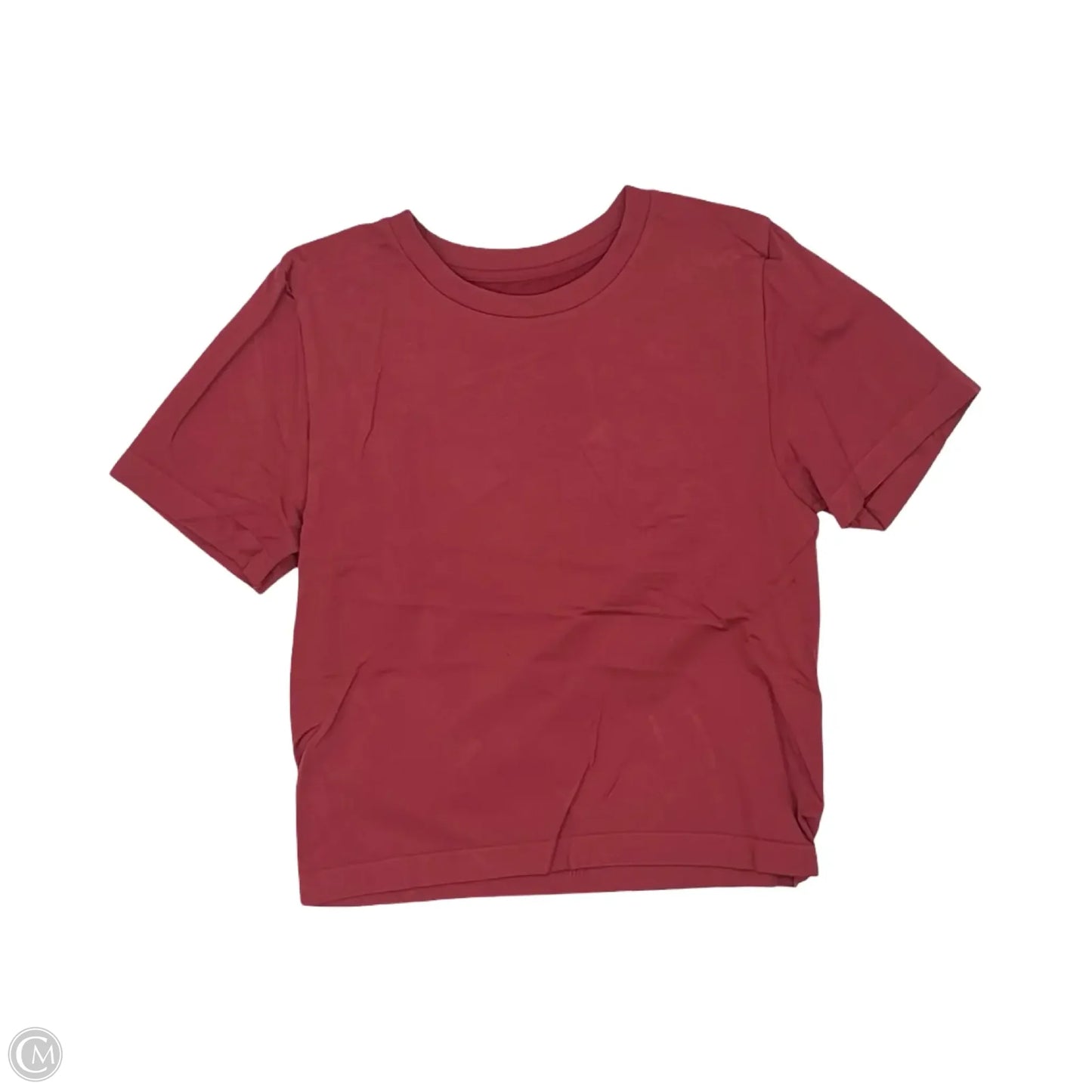 Athletic Top Short Sleeve By A New Day In Red, Size: Xxl