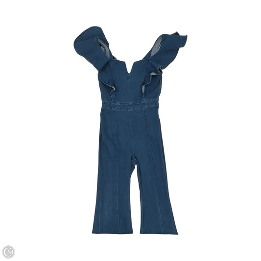 Jumpsuit By Flying Tomato In Blue Denim, Size: S