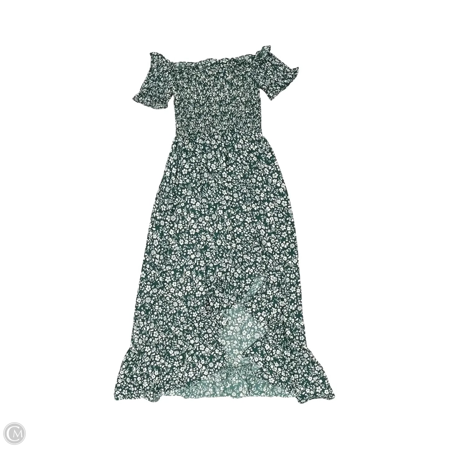 Dress Party Midi By Francesca’s In Green, Size: S