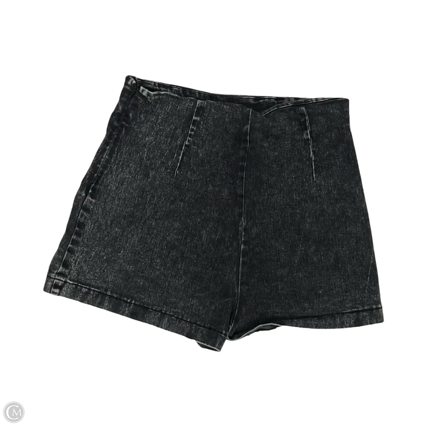 Skort By Flying Tomato In Black Denim, Size: M