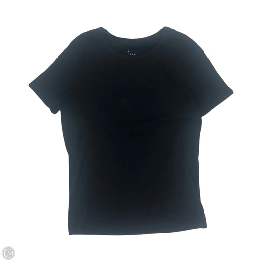 Top Short Sleeve Basic By A New Day In Black, Size: L