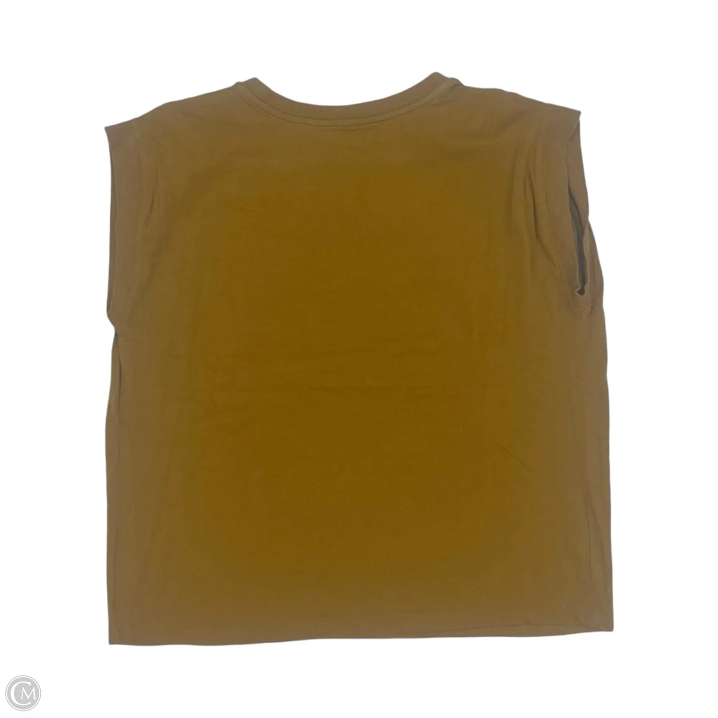 Top Sleeveless By Loft In Brown, Size: L