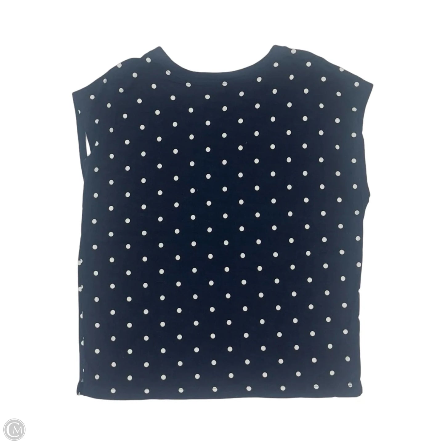 Top Sleeveless By Loft In Blue, Size: L