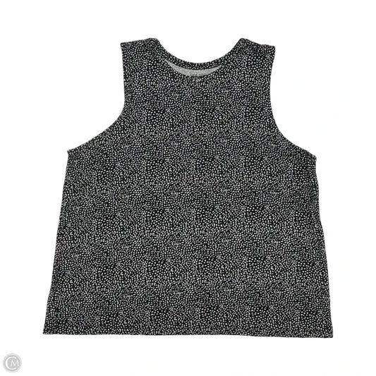 Top Sleeveless By Nine West In Black & White, Size: Xxl