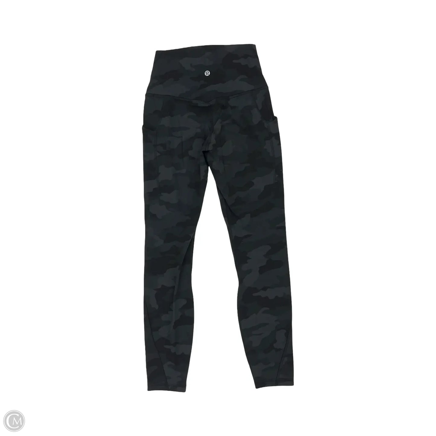 Athletic Leggings By Lululemon In Grey, Size: S