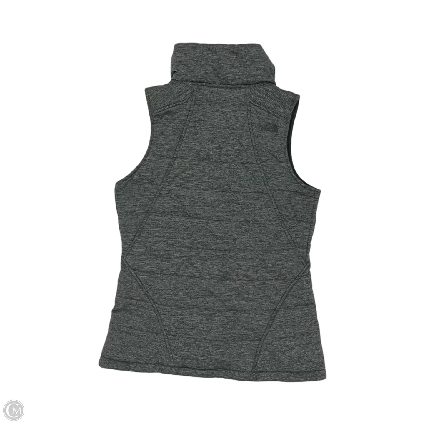 Vest Puffer & Quilted By The North Face In Grey, Size: S