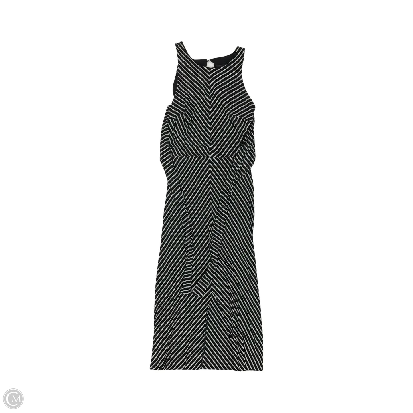 Dress Casual Maxi By White House Black Market In Black & White, Size: S