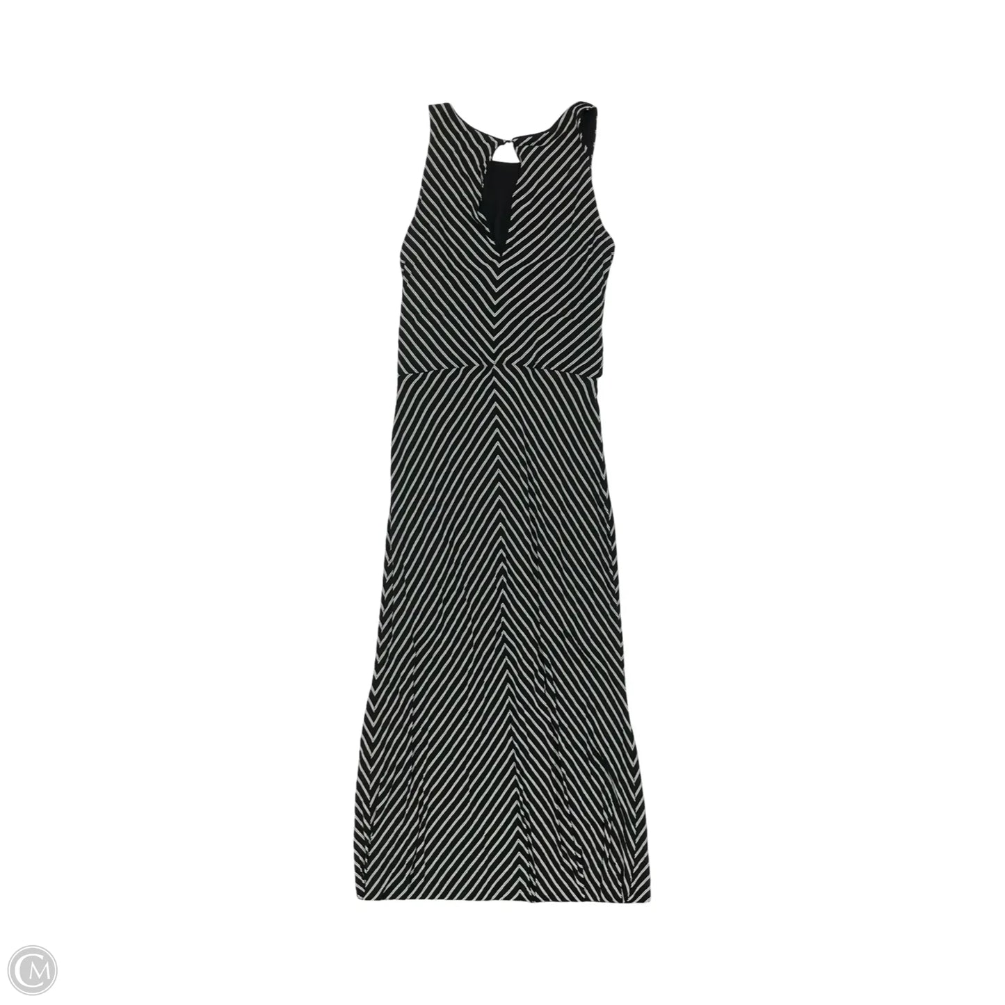Dress Casual Maxi By White House Black Market In Black & White, Size: S