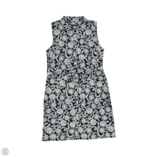Dress Party Midi By Tommy Hilfiger In Blue & White, Size: 8