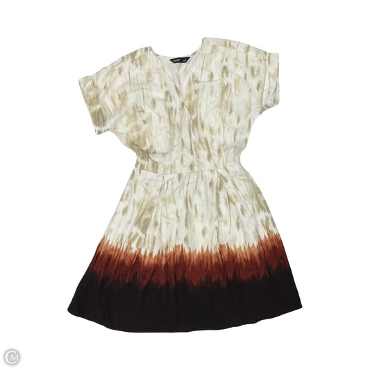 Dress Party Midi By Simply Vera In Tan, Size: S