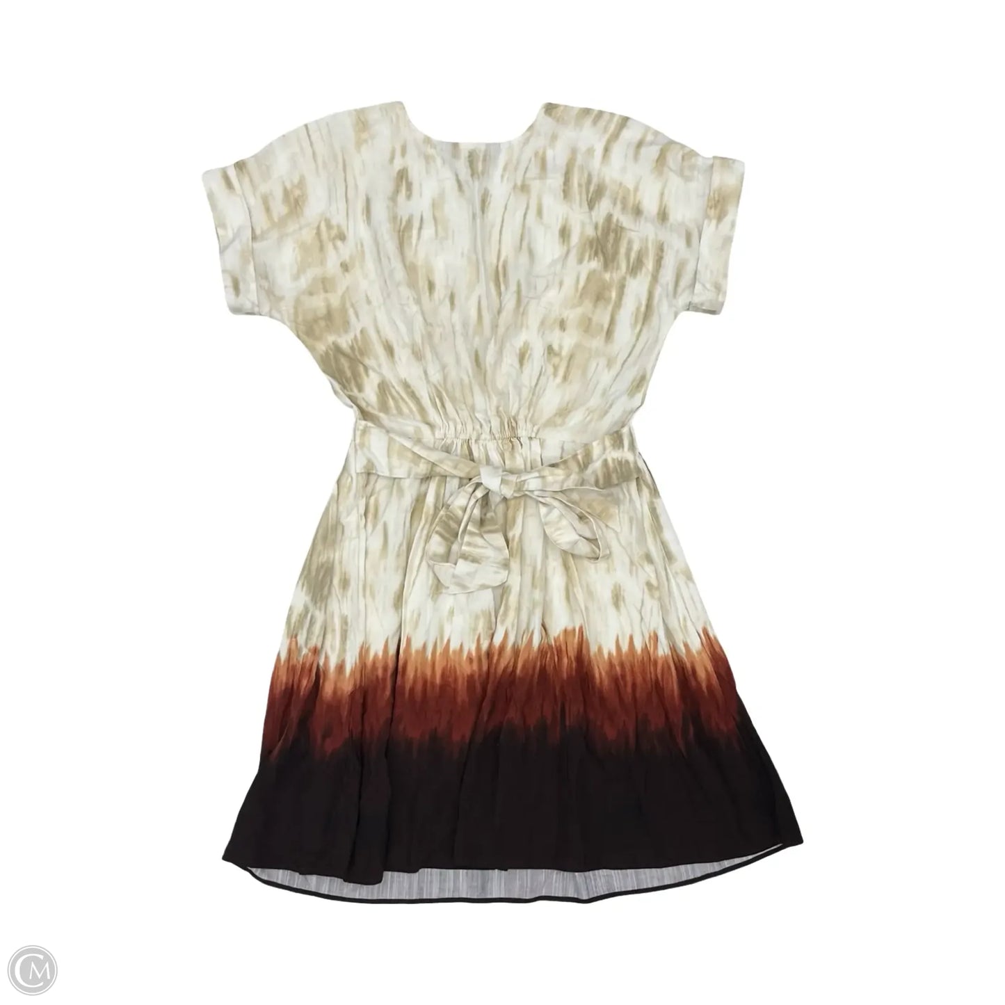 Dress Party Midi By Simply Vera In Tan, Size: S
