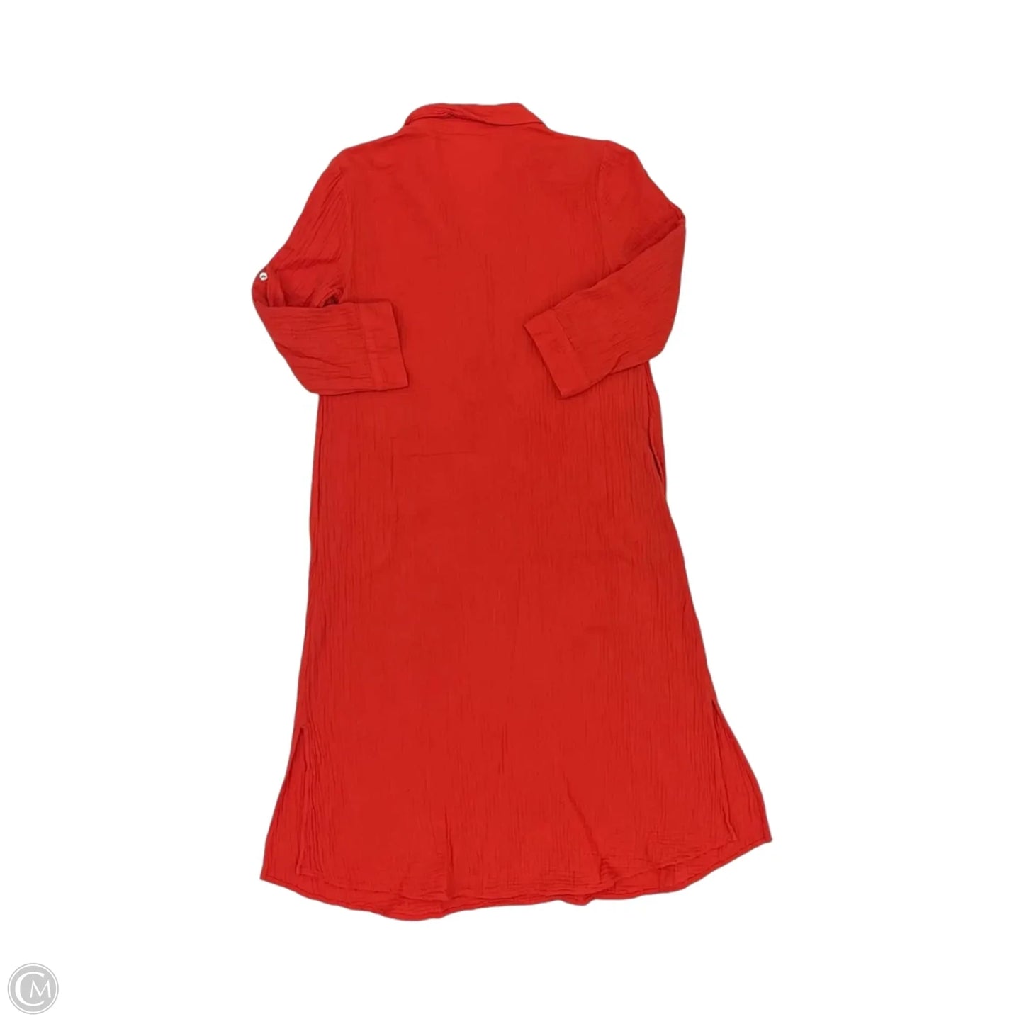 Dress Casual Midi By J. Jill In Orange, Size: Xsp