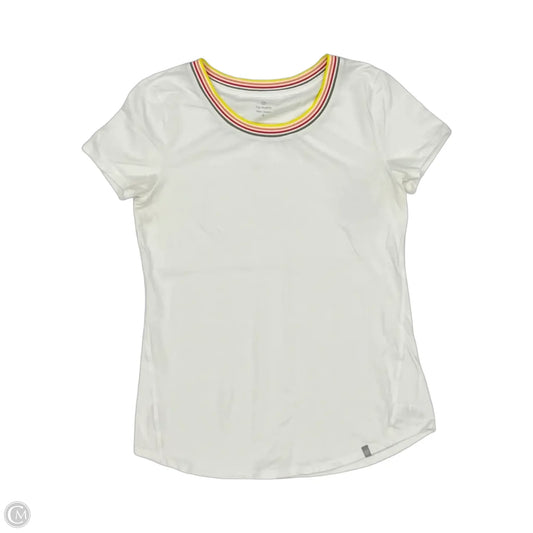 Top Short Sleeve By Talbots In White, Size: S