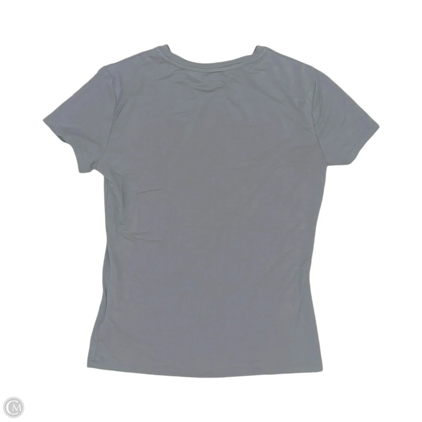 Top Short Sleeve Basic By Clothes Mentor In Grey, Size: M