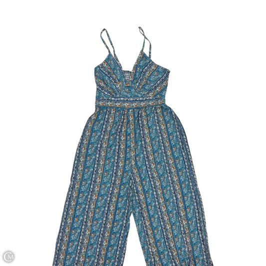 Jumpsuit By Jessica Simpson In Blue, Size: L