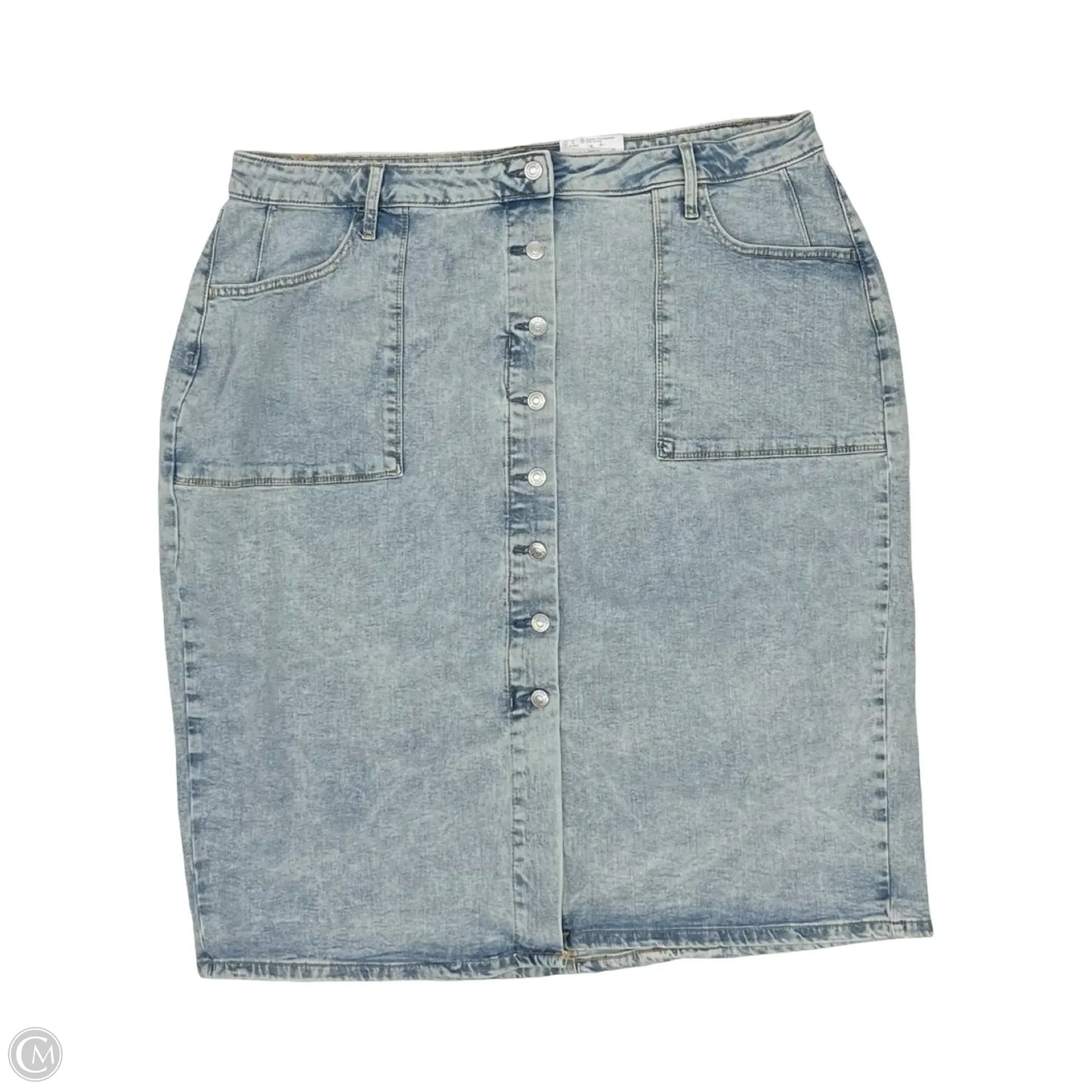 Skirt Midi By Sonoma In Blue Denim, Size: 18