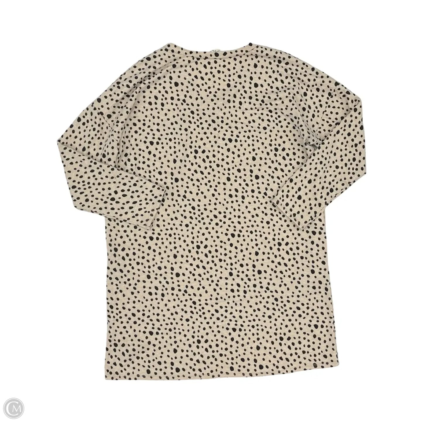 Tunic Long Sleeve By Beeson River In Leopard Print, Size: Xl