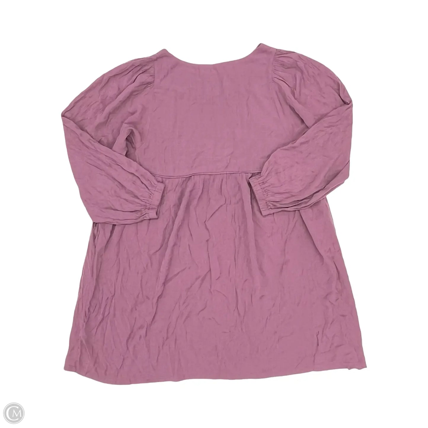 Dress Casual Short By Chicsoul In Purple, Size: 2x