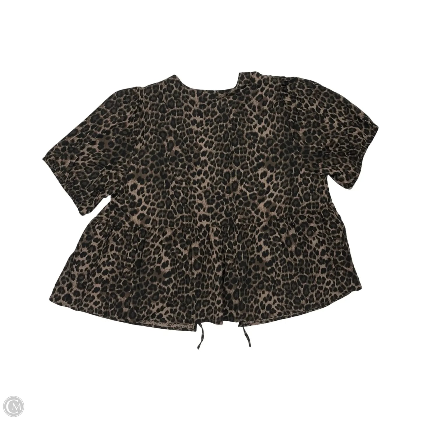 Top Short Sleeve By Torrid In Leopard Print, Size: 3x