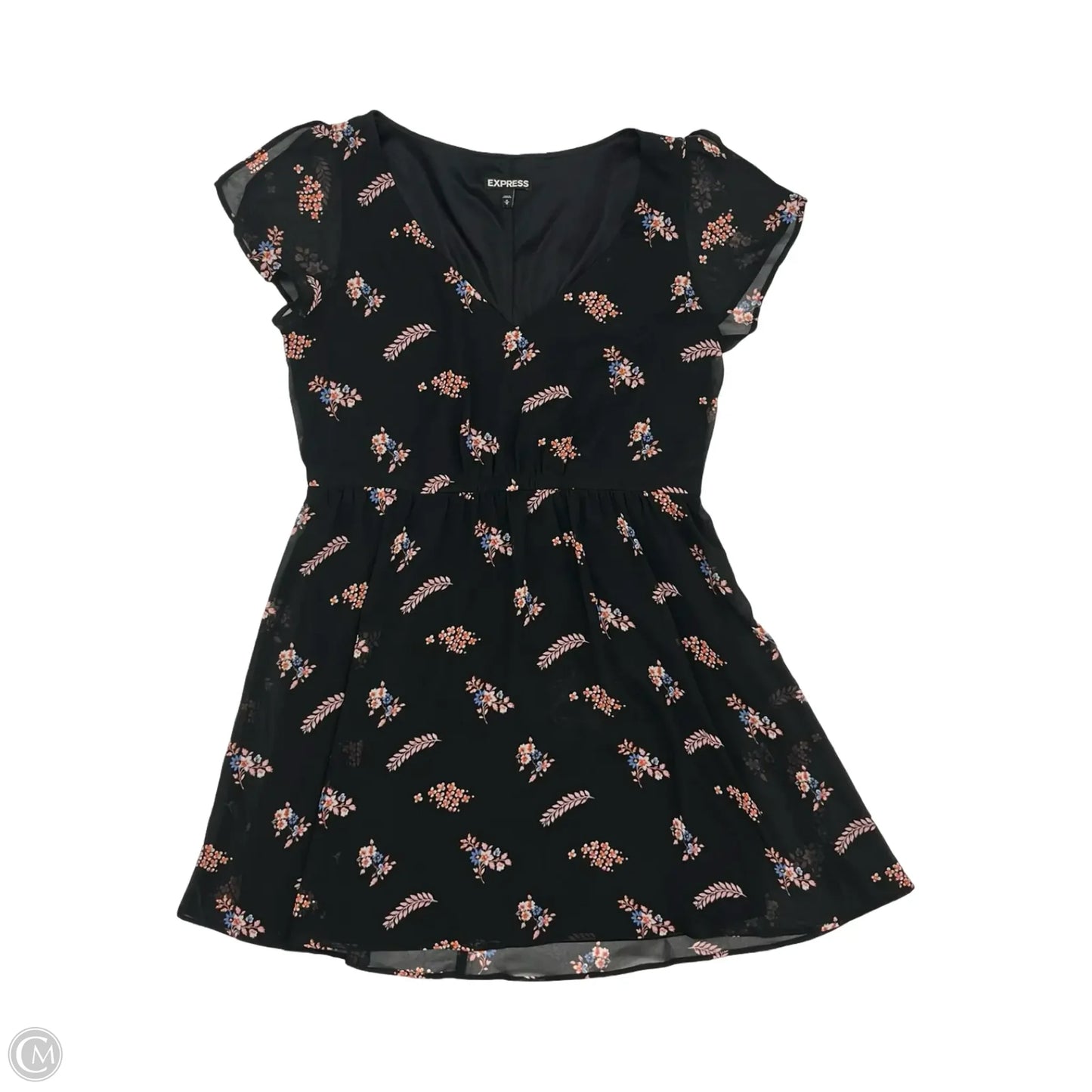 Dress Party Short By Express In Black, Size: M