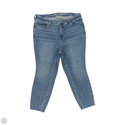 Jeans Skinny By Old Navy In Blue Denim, Size: 20