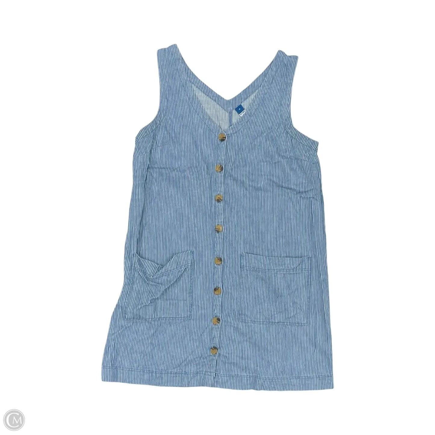 Dress Casual Short By Old Navy In Blue & White, Size: M