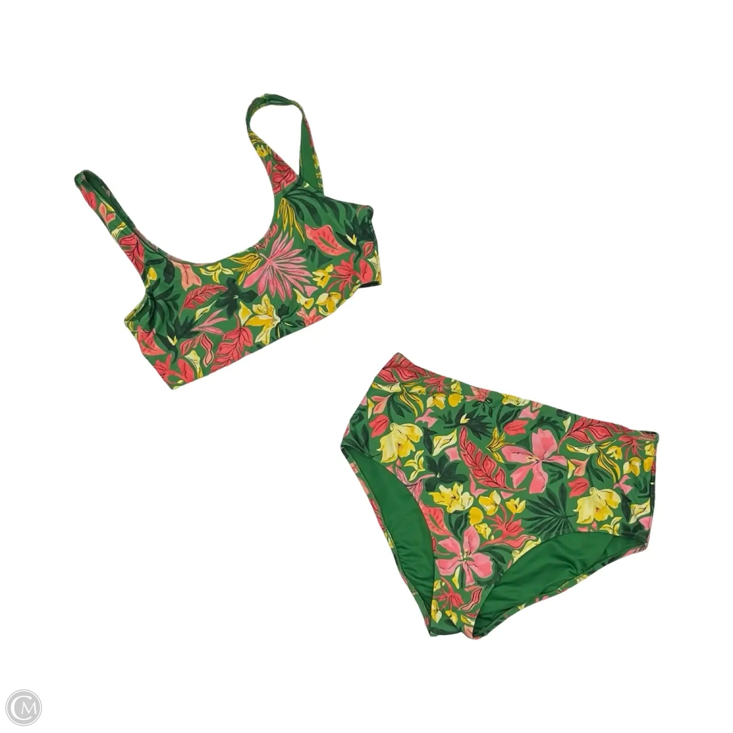 Swimsuit 2pc By Old Navy In Green, Size: L