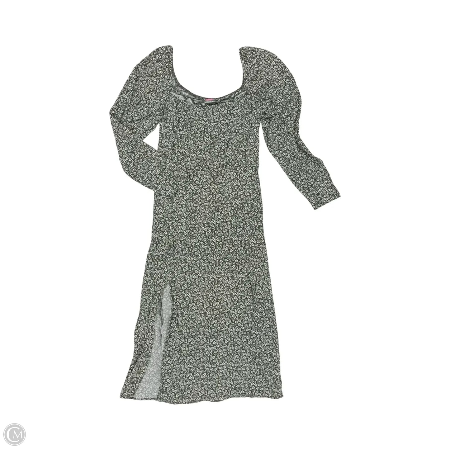 Dress Party Midi By Miami In Green, Size: M