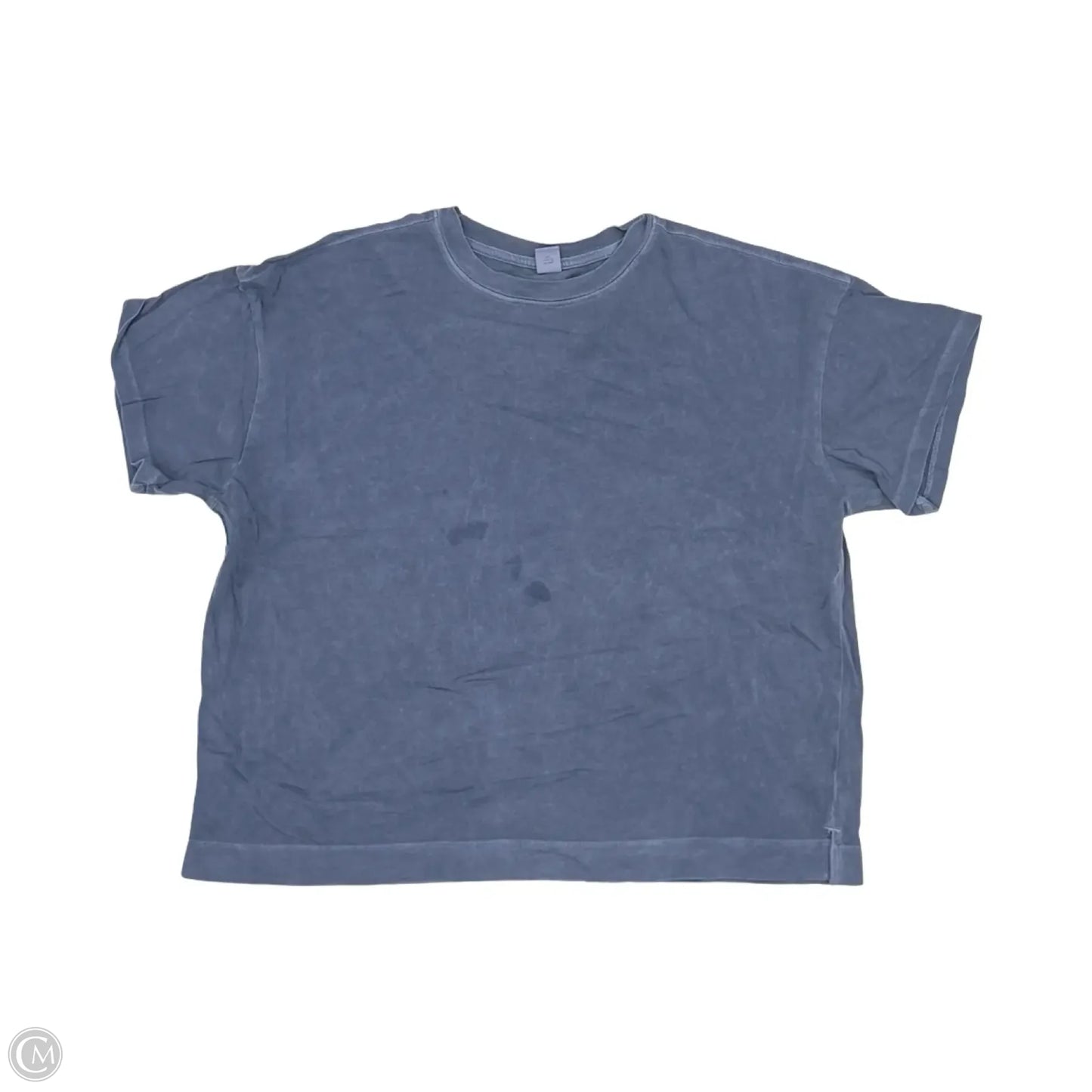 Top Short Sleeve Basic By Old Navy In Blue, Size: L
