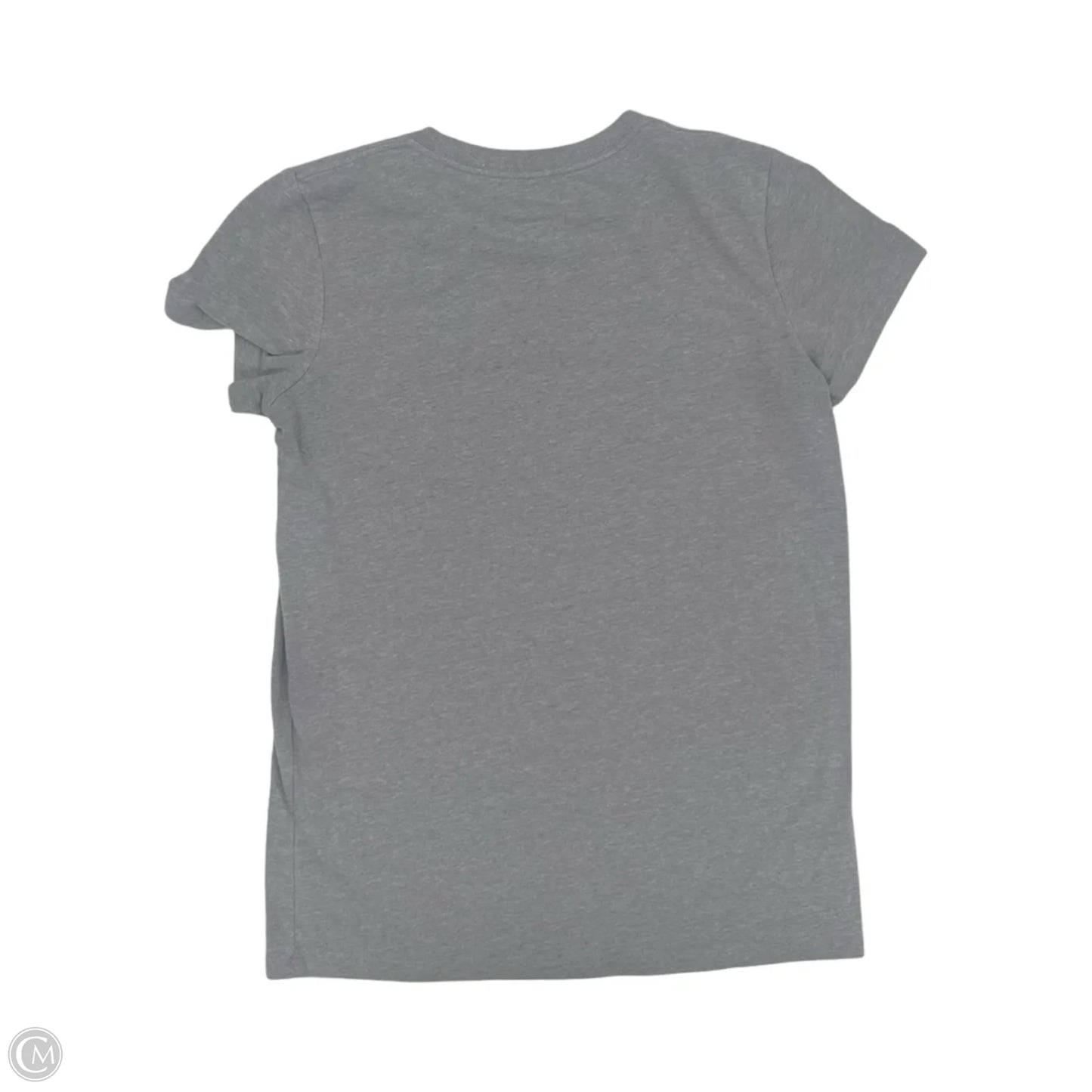Athletic Top Short Sleeve By Under Armour In Grey, Size: S