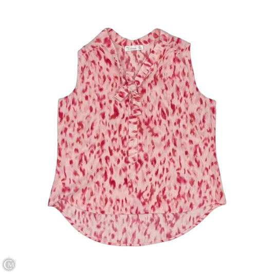 Blouse Sleeveless By 89th And Madison In Pink, Size: S