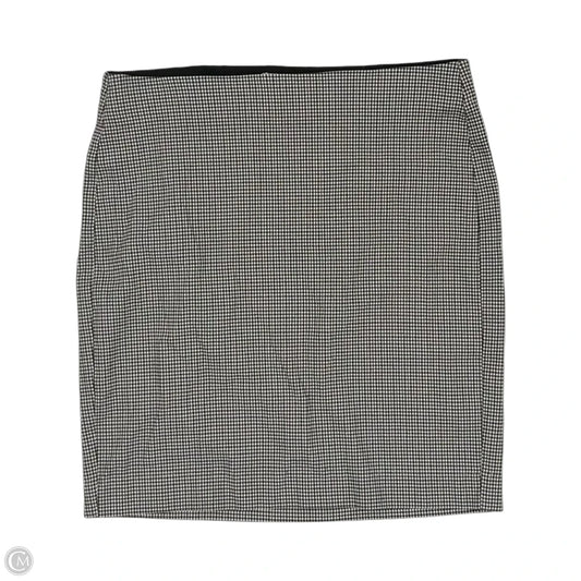 Skirt Mini & Short By Elle In Black & White, Size: L