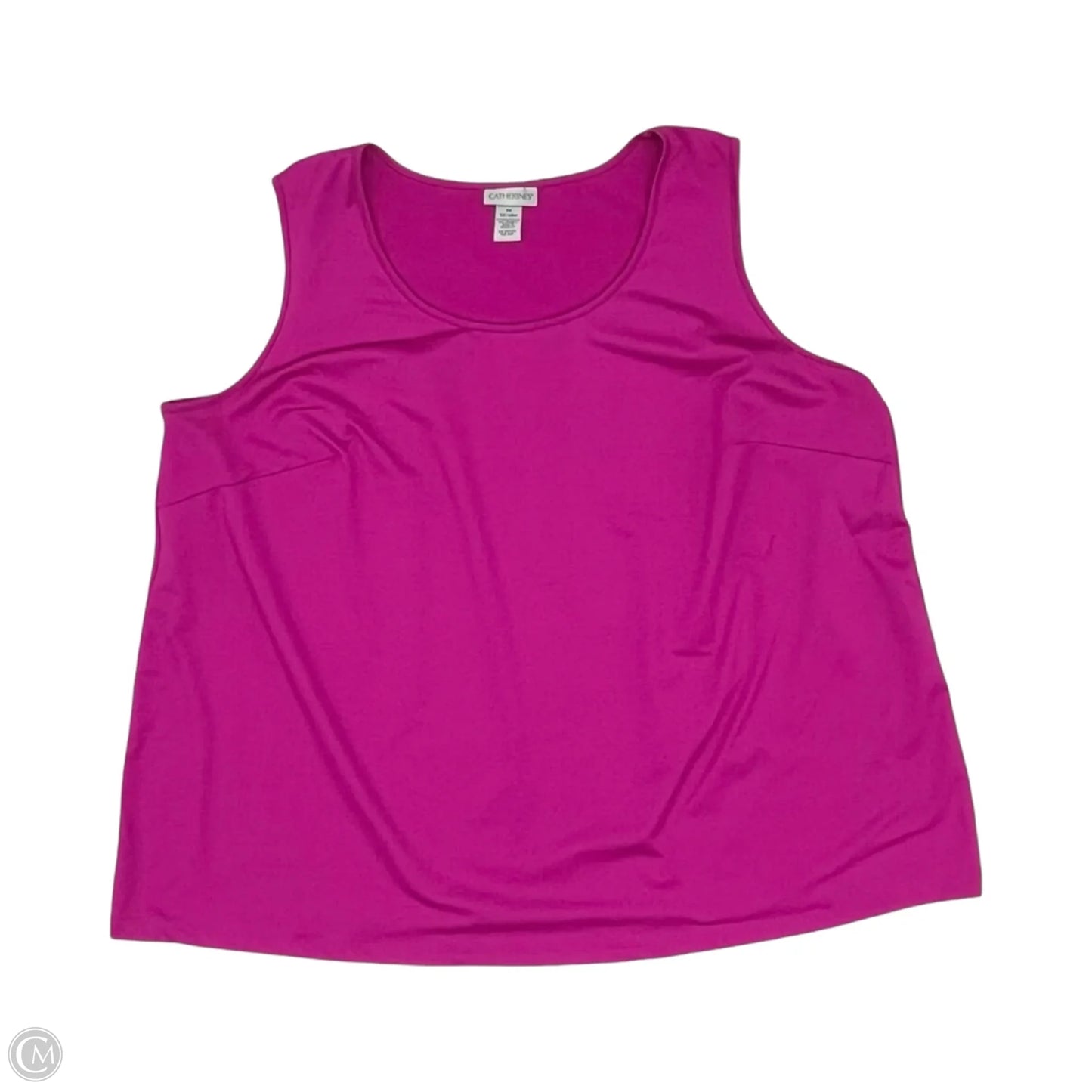 Blouse Sleeveless By Catherines In Pink, Size: 3x