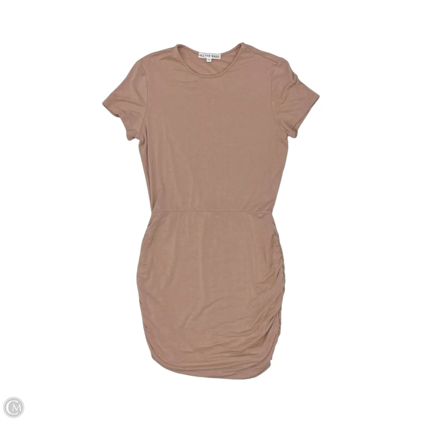 Dress Casual Short By Clothes Mentor In Tan, Size: M