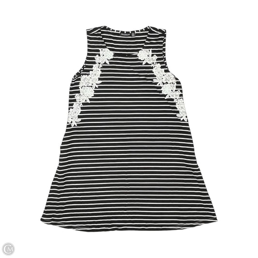 Dress Casual Short By Nina Leonard In Black & White, Size: Xl