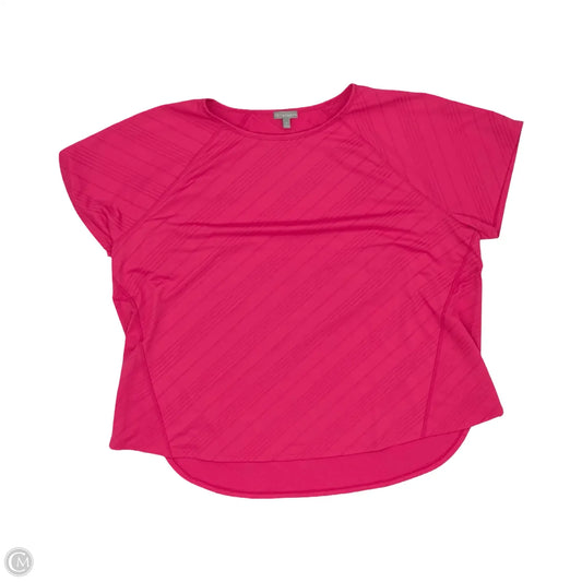 Athletic Top Short Sleeve By Talbots In Pink, Size: 2x