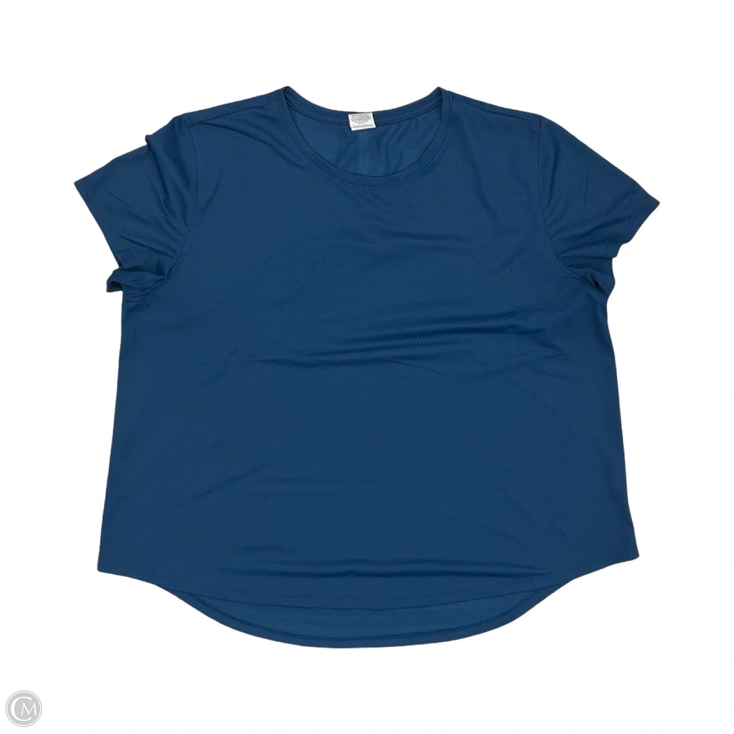 Athletic Top Short Sleeve By Tek Gear In Blue, Size: Xl