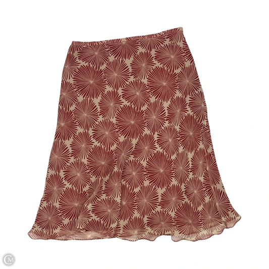 Skirt Mini & Short By Rafaella In Red & Tan, Size: 10
