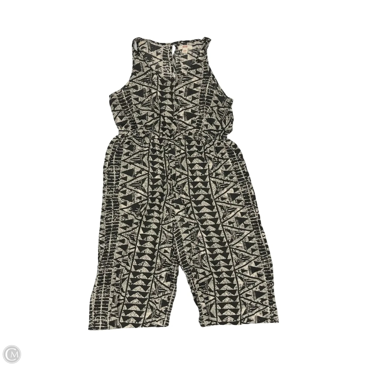 Jumpsuit By Mossimo In Black & Tan, Size: Xl