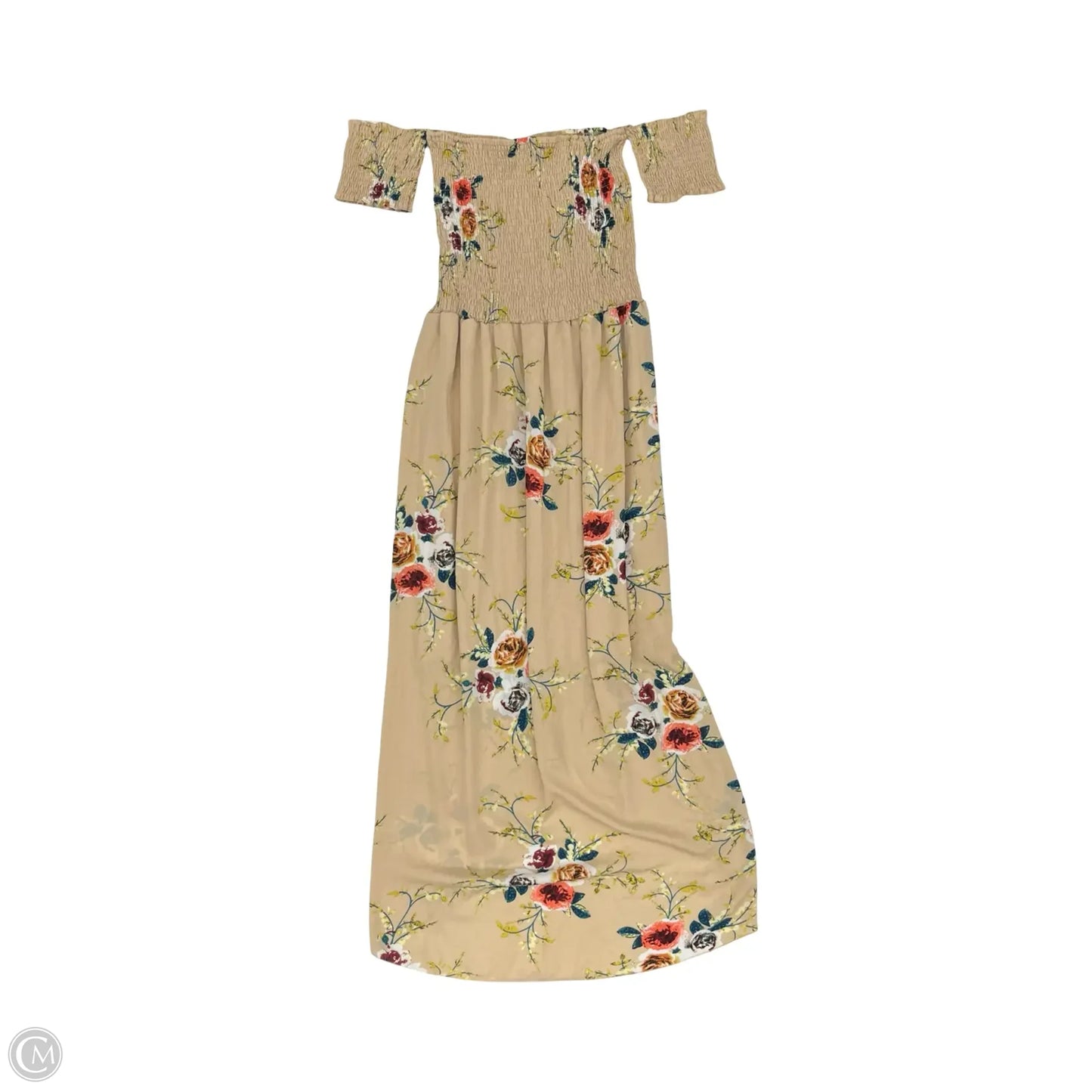 Dress Party Midi By Cmf In Tan, Size: L