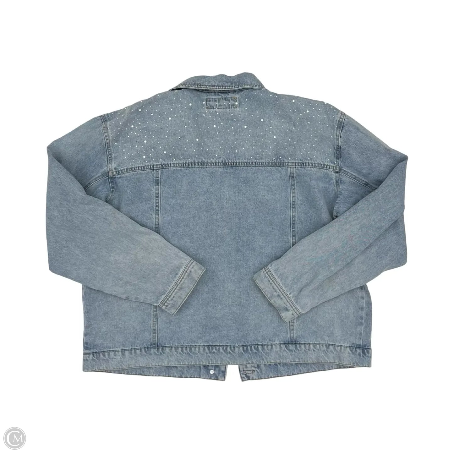 Jacket Denim By Maurices In Blue Denim, Size: Xl