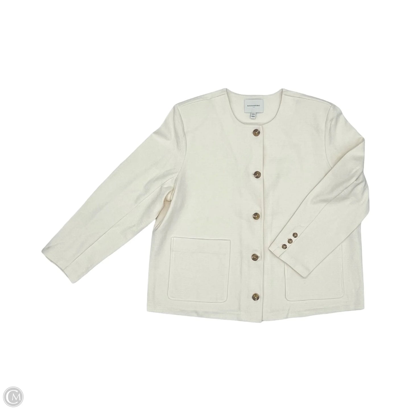 Blazer By Banana Republic In Cream, Size: Xxl
