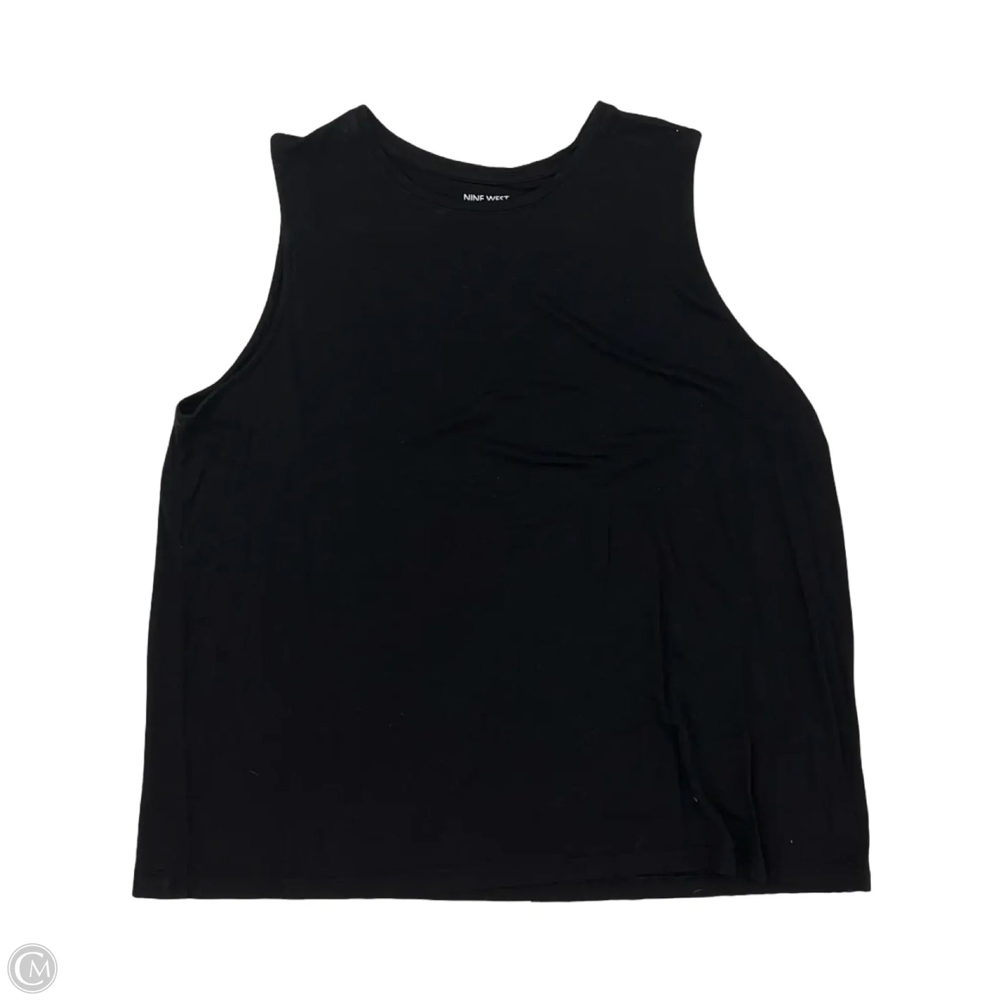 Top Sleeveless By Nine West In Black, Size: Xxl