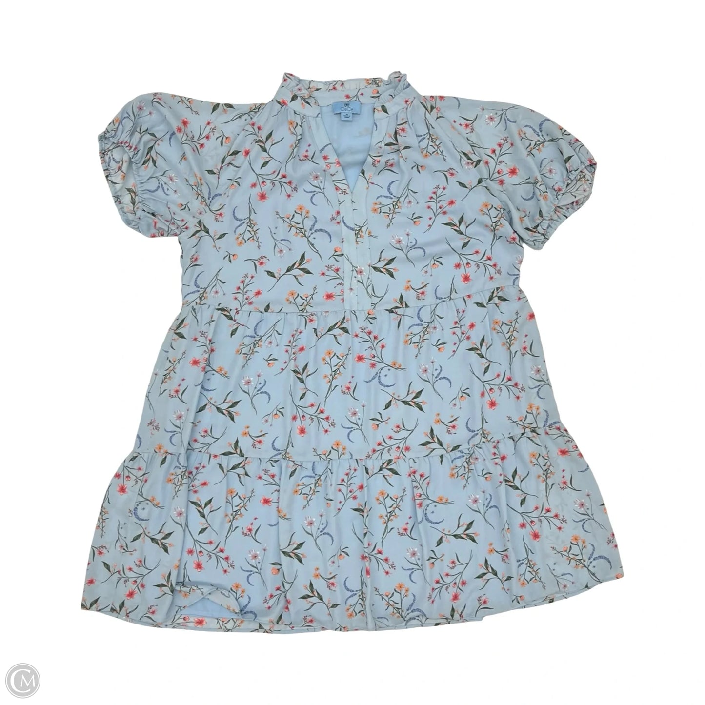 Dress Party Short By Cece In Blue, Size: 1x