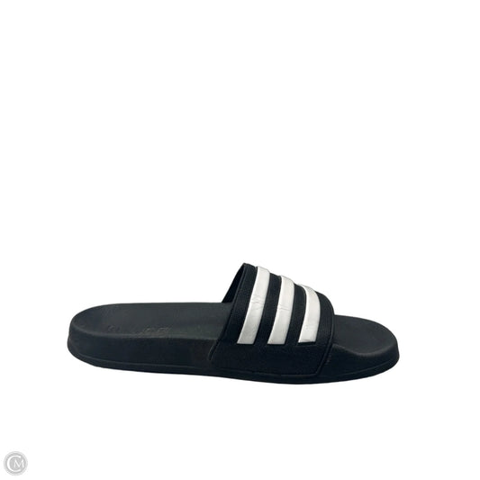 Shoes Flats By Adidas In Black, Size: 5